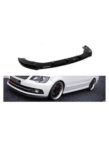Lame avant Skoda Superb II restylée 2013-2015 noir brillant