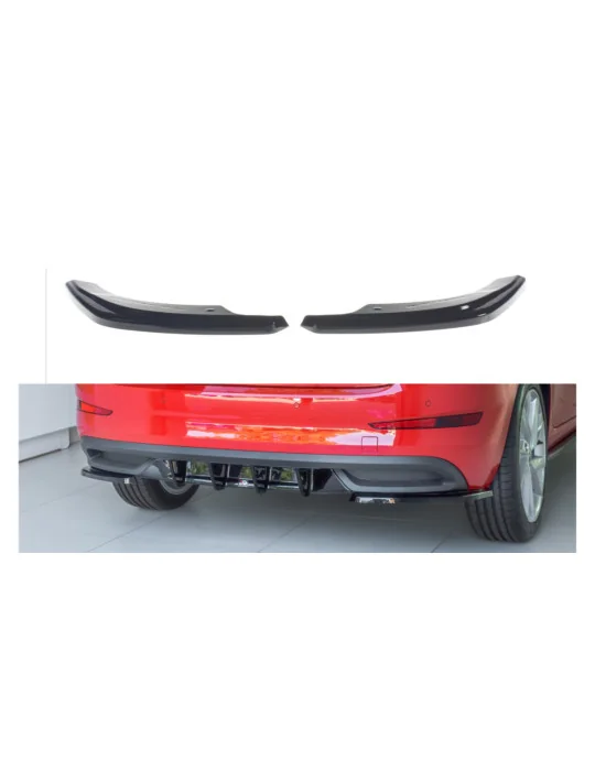 Splitters latéraux arrière Skoda Scala noir brillant Maxton Design