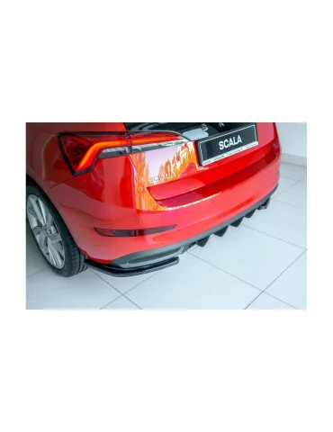 Splitters latéraux arrière Skoda Scala depuis 2019 noir brillant