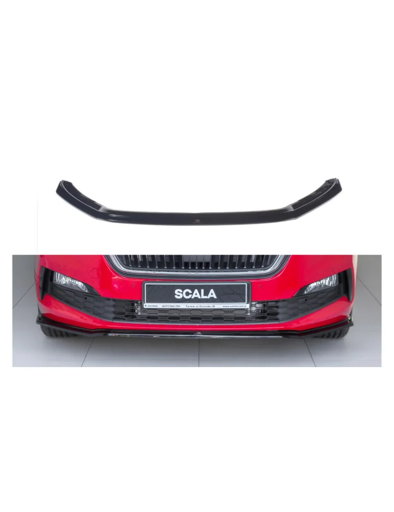 Lame avant v.3 Skoda Scala depuis 2019 noir brillant