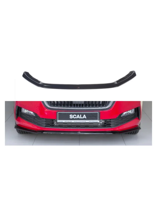 Lame avant v.3 Skoda Scala noir brillant Maxton Design