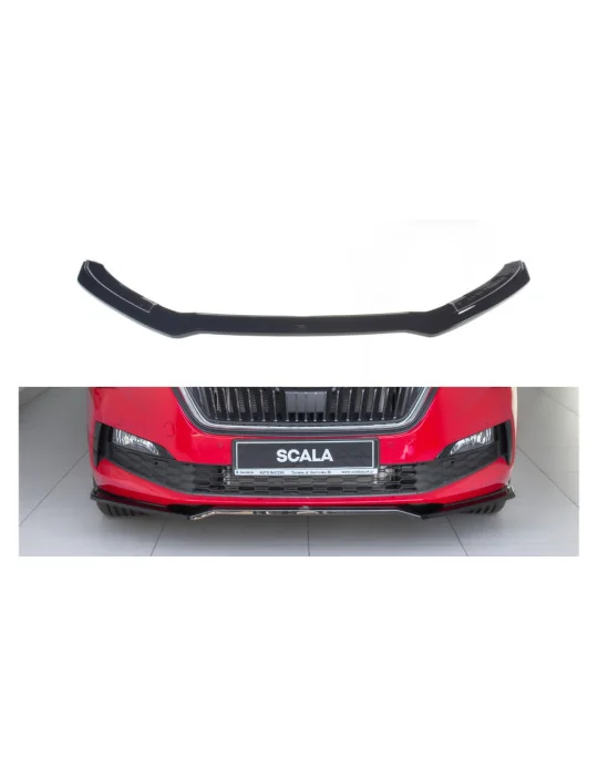 Lame avant v.2 Skoda Scala noir brillant Maxton Design