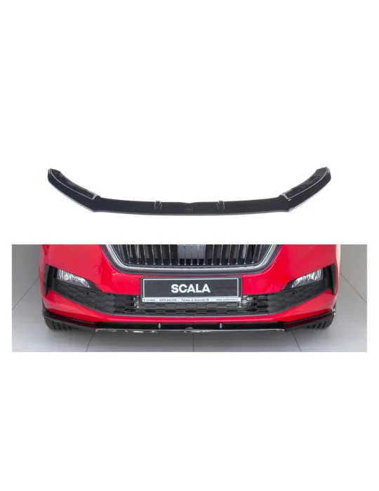 Lame avant v.1 Skoda Scala noir brillant Maxton Design