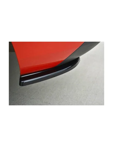 Splitters latéraux arrière Skoda Rapid Spaceback noir brillant