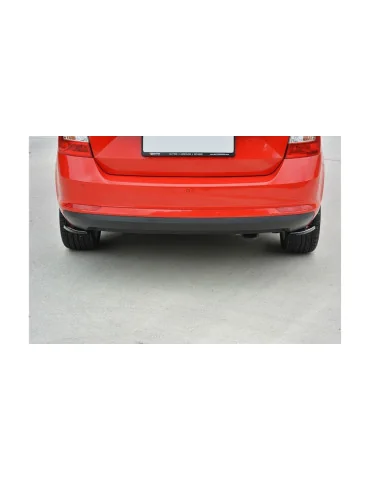 Splitters latéraux arrière Skoda Rapid Spaceback noir brillant