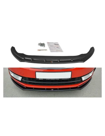 Lame avant v.2 Skoda Rapid 2012-2019 noir brillant