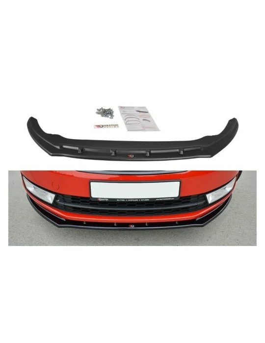 Lame avant v.2 Skoda Rapid noir brillant Maxton Design