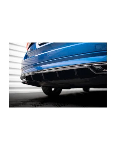 Splitter arrière central avec diffuseur Octavia IV Sportline noir