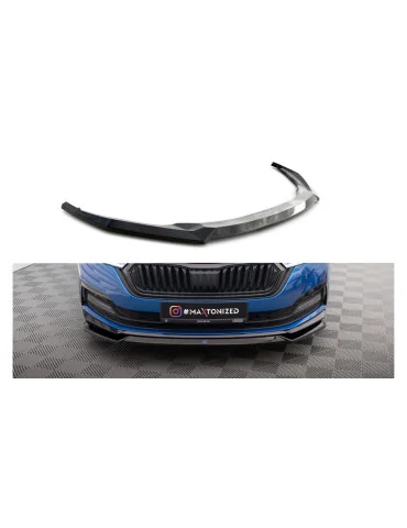 Lame avant v.2 Skoda Octavia IV Sportline depuis 2019 noir brillant