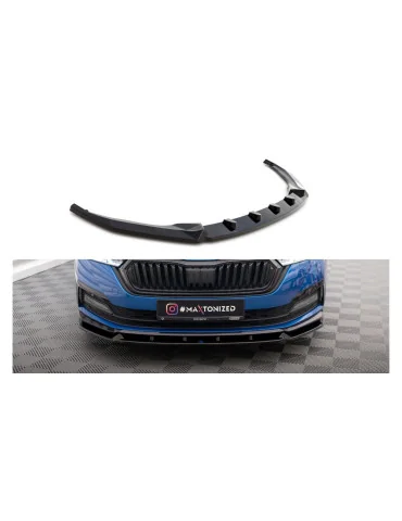 Lame avant v.1 Skoda Octavia IV Sportline depuis 2019 noir brillant
