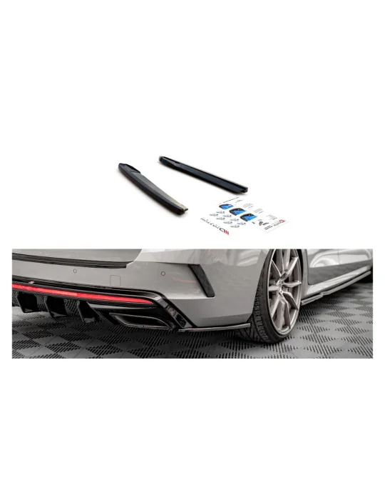 Splitters latéraux arrière v.3 Octavia IV RS noir brillant Maxton Design