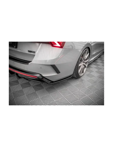 Splitters latéraux arrière v.3 Skoda Octavia IV RS noir brillant
