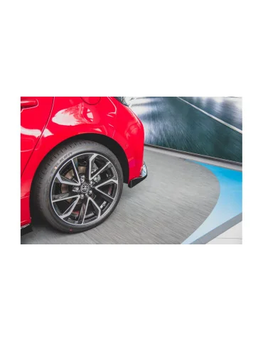 Splitters latéraux arrière Toyota Corolla XII Hatchback noir brillant
