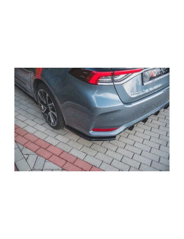 Splitters latéraux arrière Toyota Corolla XII berline noir brillant