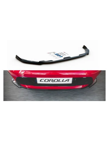 Splitter arrière central Toyota Corolla XII Hatchback noir brillant