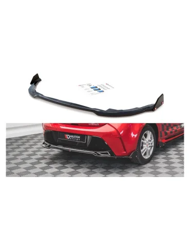 Splitter arrière central + flaps Corolla XII GR Sport noir brillant