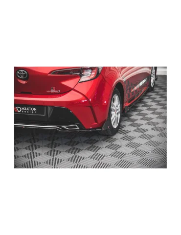 Splitter arrière central + flaps Corolla XII GR Sport noir brillant