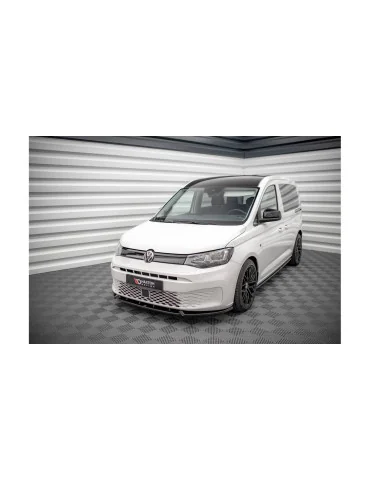 Splitter avant Volkswagen Caddy V depuis 2020 v.2 noir brillant