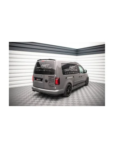 Splitter arrière central VW Caddy Long III phase 2 noir brillant