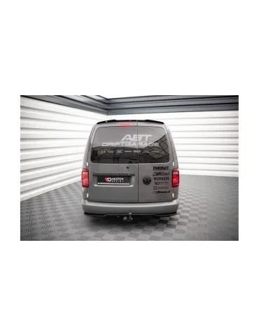 Splitter arrière central VW Caddy Long III phase 2 noir brillant