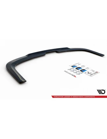 Splitter arrière central avec diffuseur VW Caddy IV noir brillant