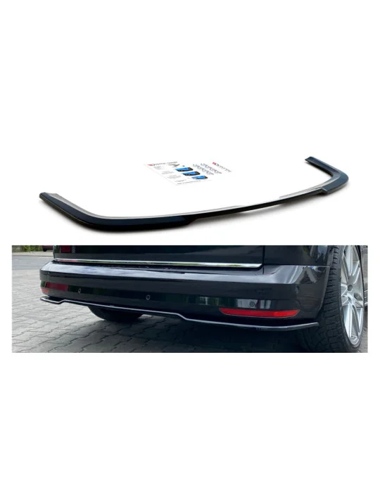 Splitter arrière central Volkswagen Caddy IV noir brillant Maxton Design