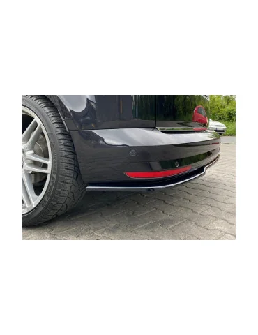 Splitter arrière central Volkswagen Caddy IV 2015-2020 noir brillant