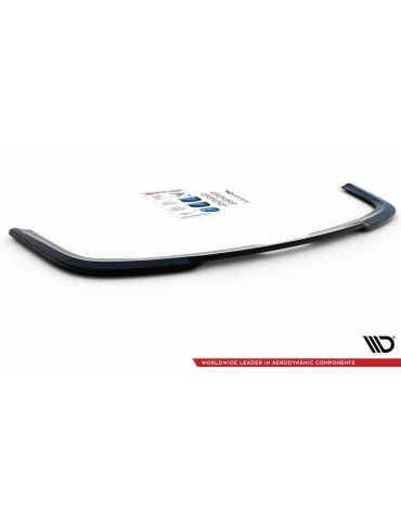 Splitter arrière central Volkswagen Caddy IV 2015-2020 noir brillant