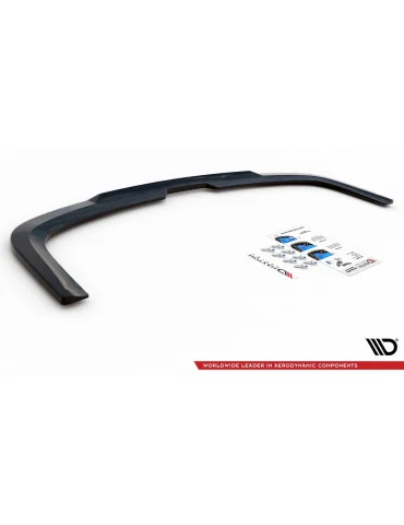 Splitter arrière central Volkswagen Caddy IV 2015-2020 noir brillant