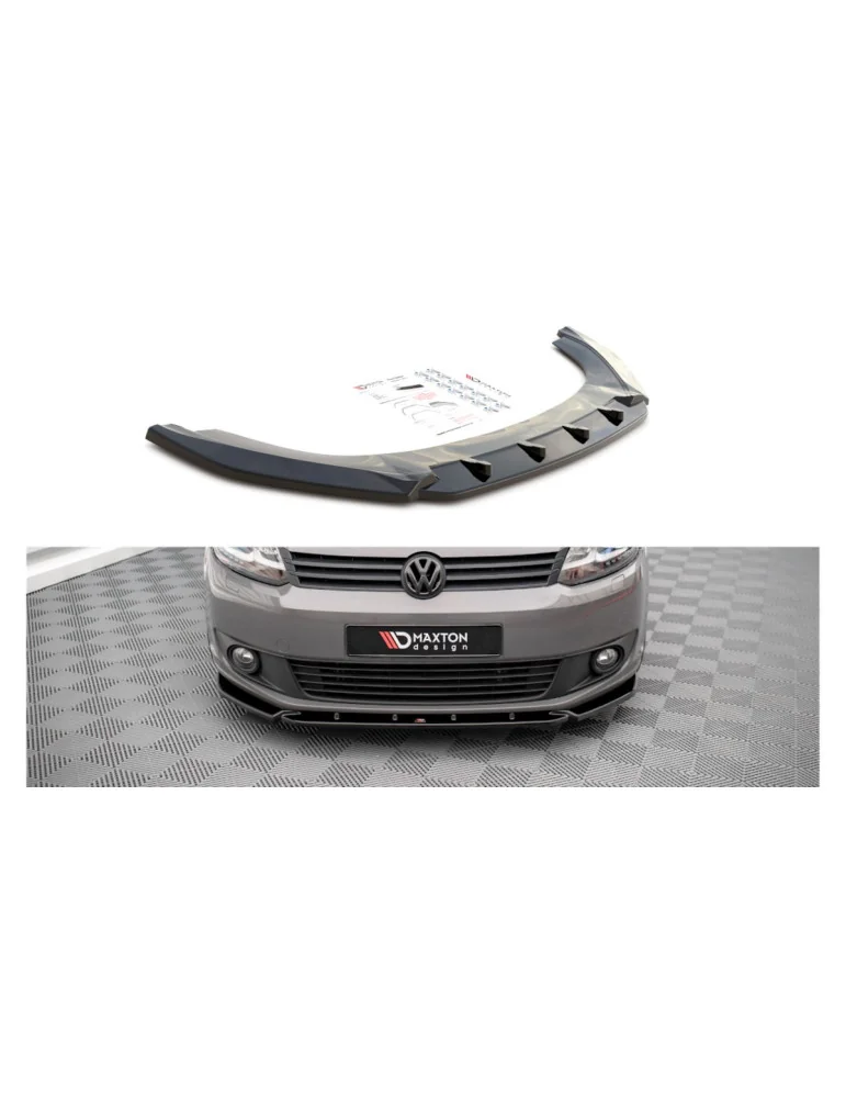 Splitter avant Volkswagen Caddy III phase 2 noir brillant