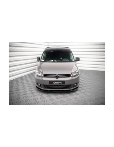 Splitter avant Volkswagen Caddy III phase 2 noir brillant