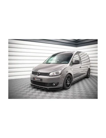 Splitter avant Volkswagen Caddy III phase 2 noir brillant