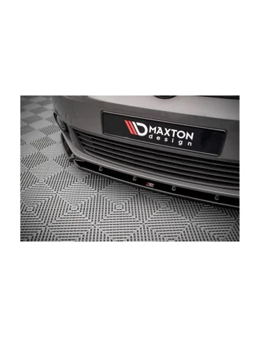 Splitter avant Volkswagen Caddy III phase 2 noir brillant