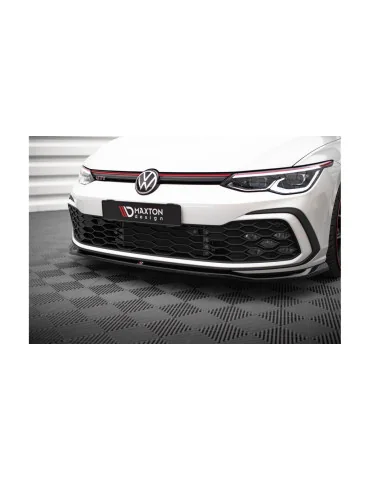 Splitter avant Volkswagen Golf 8 GTI / GTE / R-Line v.7 noir