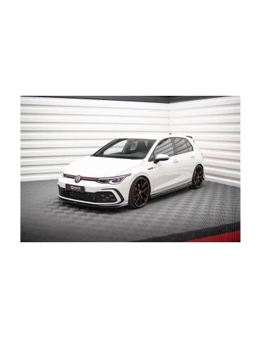 Splitter avant Volkswagen Golf 8 GTI / GTE / R-Line v.7 noir