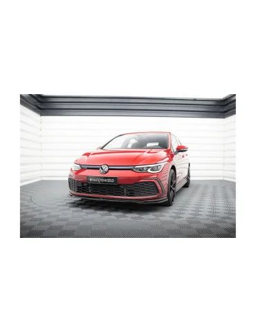Splitter avant Volkswagen Golf 8 GTI / GTE / R-Line v.4 noir brillant