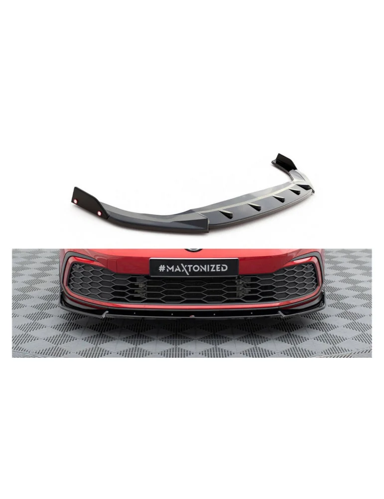 Splitter avant v.3 + flaps Volkswagen Golf 8 GTI / GTE / R-Line