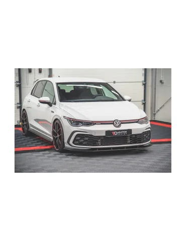 Splitter avant VW Golf 8 GTI / R-Line Racing Durability noir mat