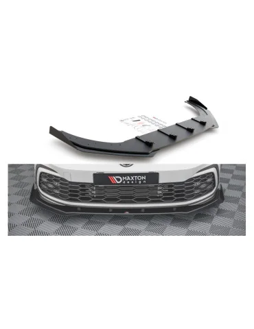 Splitter avant + flaps VW Golf 8 GTI / R-Line noir mat