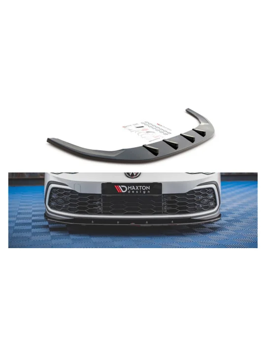 Splitter avant Volkswagen Golf 8 GTI R-Line noir brillant Maxton Design