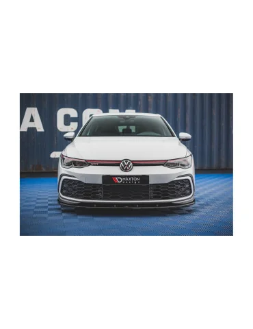 Splitter avant Volkswagen Golf 8 GTI / R-Line noir brillant