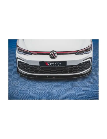 Splitter avant Volkswagen Golf 8 GTI / R-Line noir brillant