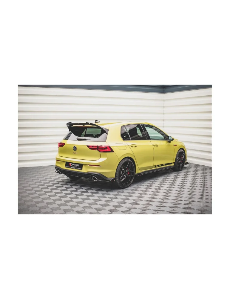 Splitters latéraux arrière v.1 + flaps Golf 8 GTI Clubsport