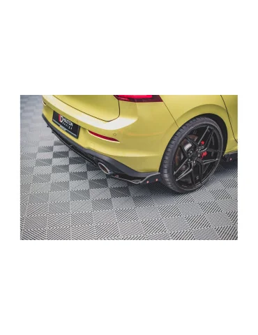 Splitters latéraux arrière v.1 + flaps Golf 8 GTI Clubsport