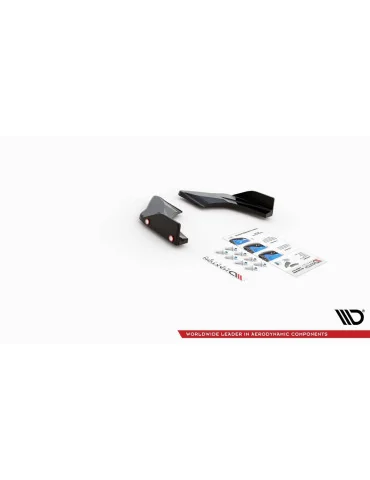 Splitters latéraux arrière v.1 + flaps Golf 8 GTI Clubsport