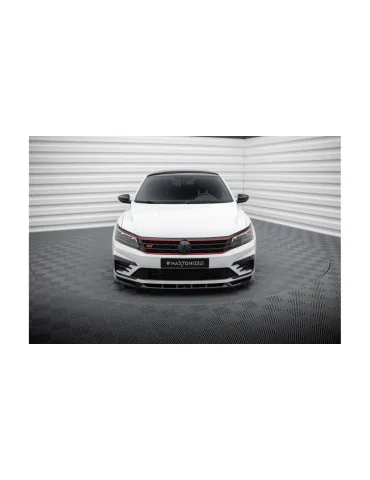 Splitter avant Volkswagen Passat GT B8 phase 2 USA v.1 noir