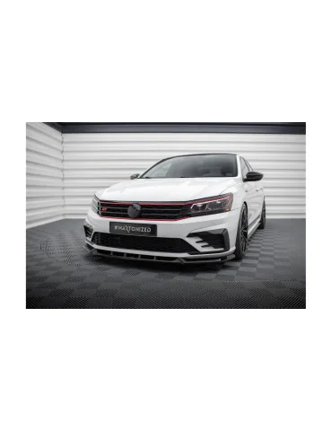 Splitter avant Volkswagen Passat GT B8 phase 2 USA v.1 noir