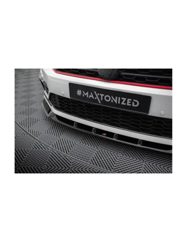 Splitter avant Volkswagen Passat GT B8 phase 2 USA v.1 noir