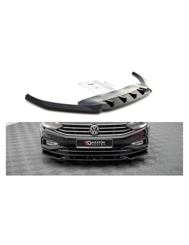 Splitter avant Volkswagen Passat B8 phase 2 v.2 noir brillant