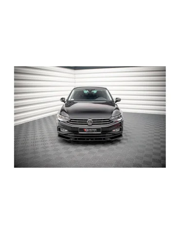 Splitter avant Volkswagen Passat B8 phase 2 v.2 noir brillant